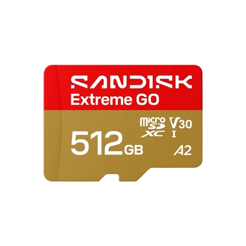 כרטיס זיכרון | Extreme GO microSDXC UHS-I | 512GB מבית SanDisk