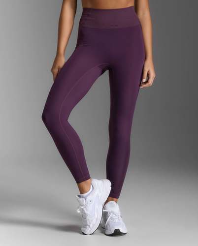 טייץ קומפרשן ארוך Ribbed Hi-Rise Comp Tight POR/HVT