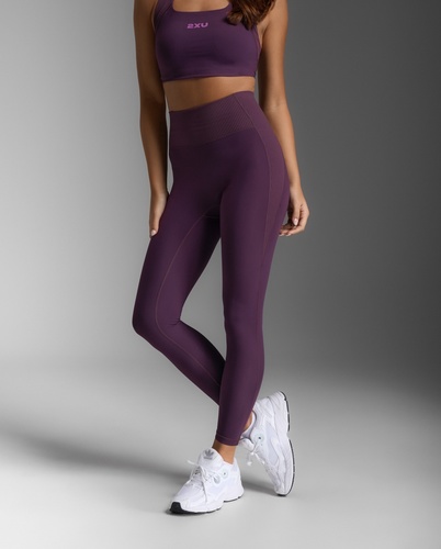 טייץ קומפרשן ארוך Ribbed Hi-Rise Comp Tight POR/HVT