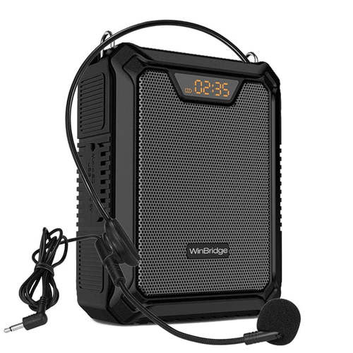 WinBridge M900 חגורת הגברה ניידת 25W עם מיקרופון קשת