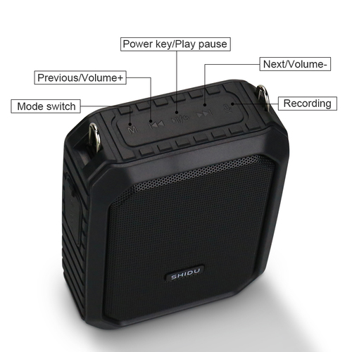 WinBridge M900 – חגורת הגברה ניידת 25W עם מיקרופון קשת עמיד לרטיבות