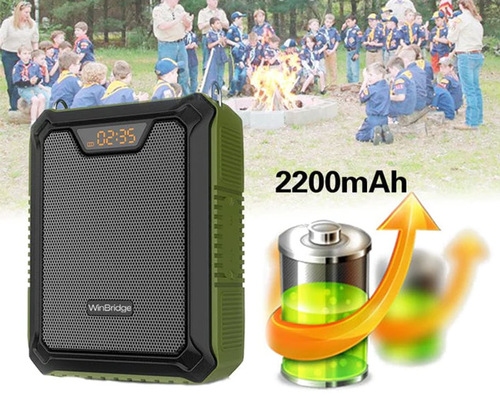 WinBridge M900 – חגורת הגברה ניידת 25W עם מיקרופון קשת עמיד לרטיבות