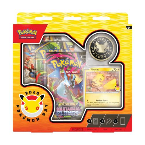 פוקימון - מארז יום הפוקימון 2026 ומטבע 30 שנה - Pokemon Day 2026 Collection