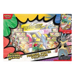 פוקימון - מארז קלפים - Pokemon Mega Evolution - Ascended Heroes Premium Poster Collection