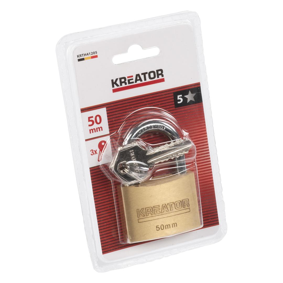 מנעול 50 מ"מ  106 KRTH41205, PADLOCK 50MM, ברקוד 5400338125836