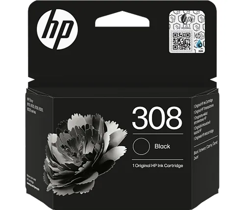 דיו למדפסת HP 308 מקורי שחור (7FP21UE)