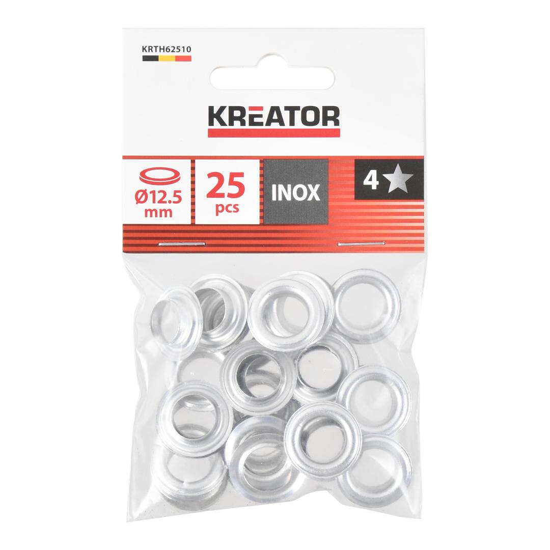 טבעות/איילטים אלומיניום 12.5 מ"מ 25 יחידות, 106 KRTH62510, EYELETS 12,5MM ALUMINIUM - 25 PCS, ברקוד 5400338121180