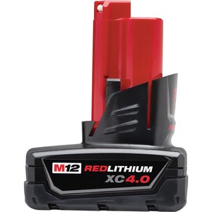סוללת M12 REDLITHIUM XC 4.0Ah Milwaukee 48-11-2440 / M12 B4