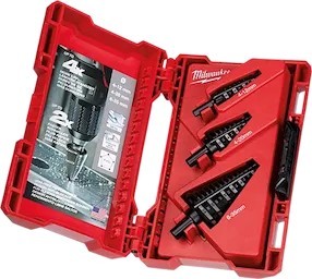 סט 3 מקדחי מדרגה מטריים JAM-FREE Milwaukee 48-89-9399