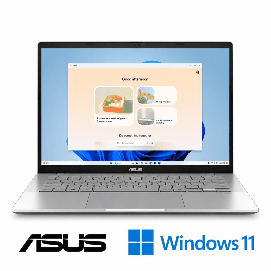 ‏מחשב נייד ⁦ASUS Vivobook S14 S3407VA-LY098W⁩ - מסך ⁦14″ WUXGA⁩, מעבד ⁦Core 7 240H⁩, זיכרון ⁦16GB⁩, כונן ⁦1TB SSD⁩, ⁦Windows 11 Home⁩