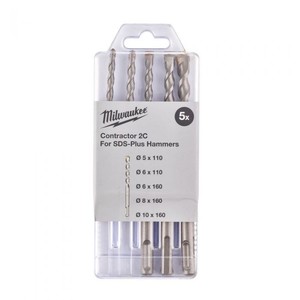 סט 5 מקדחי SDS-PLUS Milwaukee 4932471242