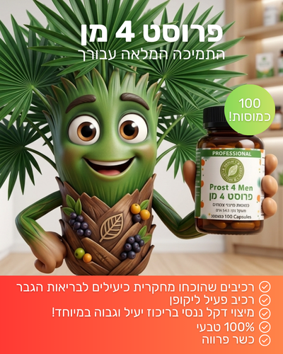 פרוסט 4 מן  | Be Natural PROST 4 MEN (100 כמוסות)
