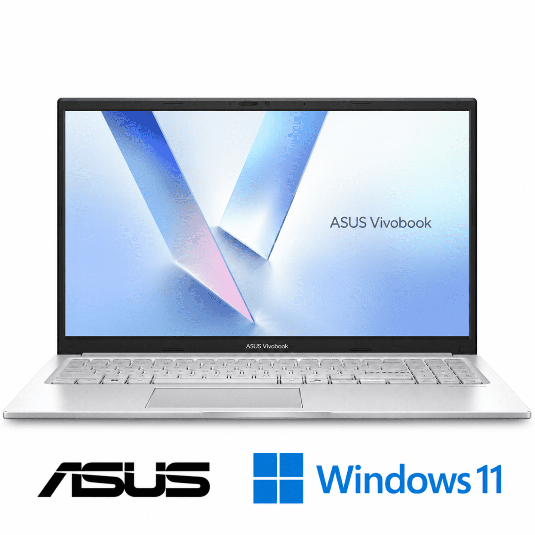 מחשב נייד ⁦ASUS Vivobook 15 X1504MA-BQ153W⁩ - מסך ⁦15.6″ FHD⁩, מעבד ⁦Core 7 350⁩, זיכרון ⁦16GB⁩, כונן ⁦512GB SSD⁩, ⁦Windows 11 Home⁩