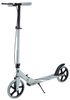 קורקינט שני גלגלים מתקפל לילדים ונוער Urban Classic Pro גלגלי 200 מ"מ ובלם יד - אפור