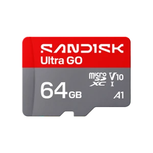 כרטיס זיכרון SanDisk Micro SD Ultra GO 64GB 140MB/s SDSQUGN-064G-GN6MN