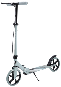 קורקינט שני גלגלים מתקפל לילדים ונוער Urban Classic Pro גלגלי 200 מ"מ ובלם יד - אפור