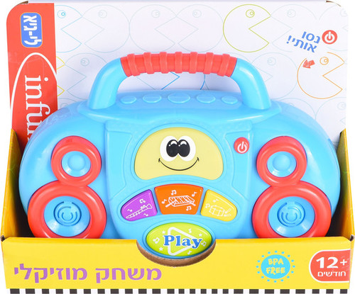 צעצוע מוזיקלי עם אורות וצלילי כלי נגינה Infantino