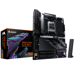 לוח אם | GIGABYTE B850 AORUS ELITE WIFI7 | ATX | DDR5 | AM5 | BT 2.5GBE LAN