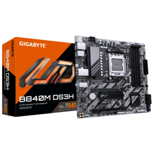 לוח אם | Gigabyte B840M DS3H for AMD | AM5 | DDR5 | HDMI | DP