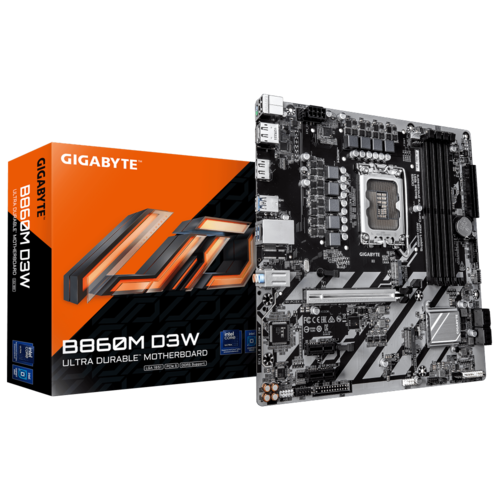 לוח | Gigabyte B860M D3W | DDR5 2XDP | HDMI | Micro-ATX PCIE5.0