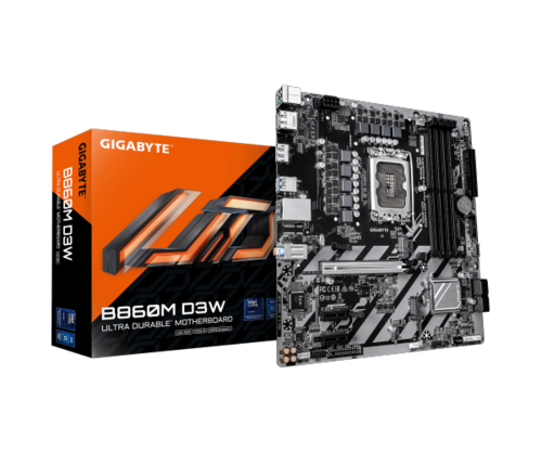 לוח | Gigabyte B860M D3W | DDR5 2XDP | HDMI | Micro-ATX PCIE5.0