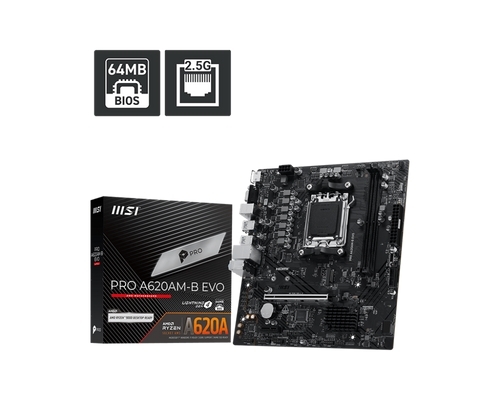 לוח אם | MSI PRO A620AM-B EVO