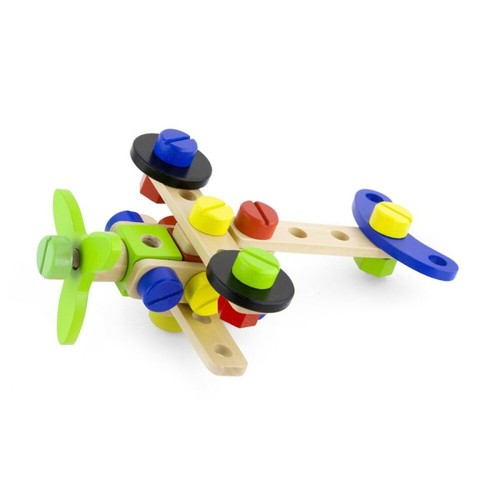 משחק הרכבה מעץ 48 חלקים בדלי Viga