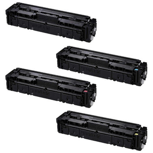 סט טונרים תואמים Canon 054H(תפוקת דפים בשחור 3,100 דף, בכל צבע 2,300 דף)
