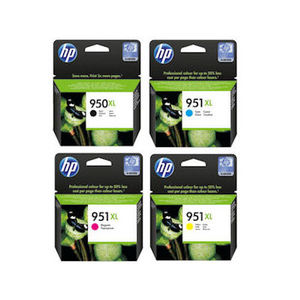 סט ראשי דיו מקוריים HP 950XL + 951XL