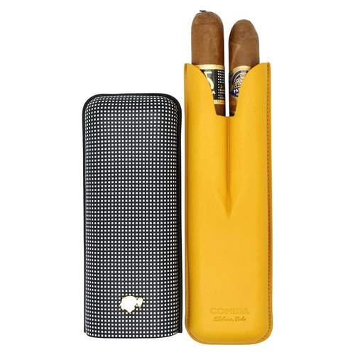נרתיק עור קוהיבה לשני סיגרים – Cohiba Small Squares 2 Cigars
