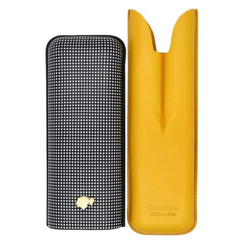 נרתיק עור קוהיבה לשני סיגרים – Cohiba Small Squares 2 Cigars