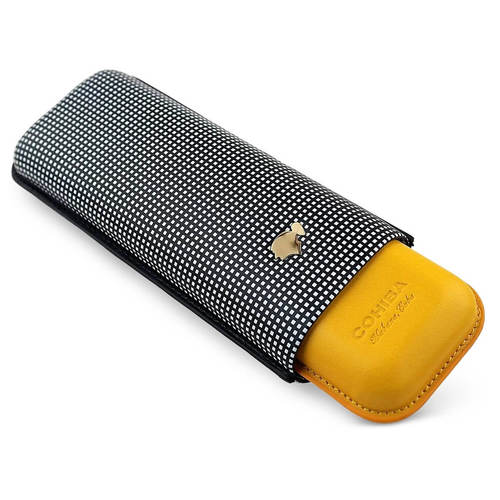 נרתיק עור קוהיבה לשני סיגרים – Cohiba Small Squares 2 Cigars
