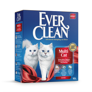 סופרחול לחתול מתגבש אברקלין אדום 10 ליטר ever clean