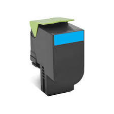 טונר כחול מקורי Lexmark 70C8HCE (3,000 דפים)