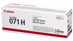 טונר שחור מקורי Canon 071H (2,500 דפים)