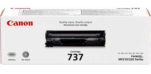 טונר שחור מקורי CANON CRG 737 (2,300 דפים)
