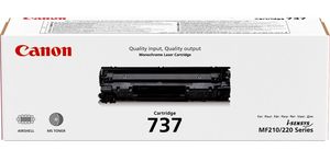 טונר שחור מקורי CANON CRG 737 (2,300 דפים)