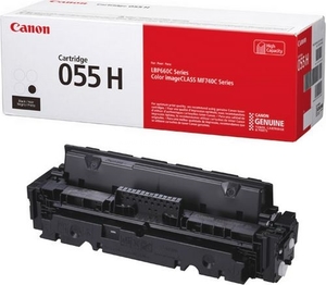 טונר שחור מקורי Canon 055HBK (7,600 דפים)