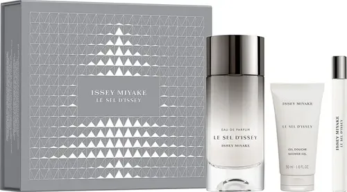 Issey Miyake Le Sel d'Issey Set EDP 100ML + 50ML Shower Gel + 10ML Miniature
