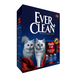 סופרחול לחתול מתגבש אברקלין אדום 6 ליטר ever clean