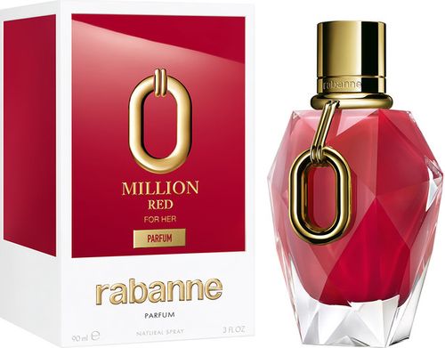 בקבוק בושם פאקו ראבן Million Red For Her פרפיום 90 מ״ל לאישה