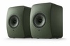 זוג רמקולים מדפיים מבית KEF דגם LS50 Meta מהתצוגה צבע ירוק בלבד !