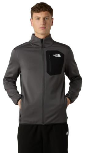 ג'קט פליס נמתח עם רוכסן מלא לגברים The North Face - Men's Crest Full Zip Jacket