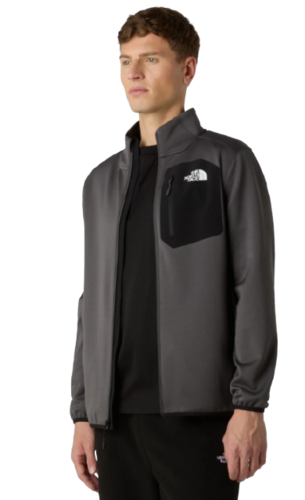 ג'קט פליס נמתח עם רוכסן מלא לגברים The North Face - Men's Crest Full Zip Jacket