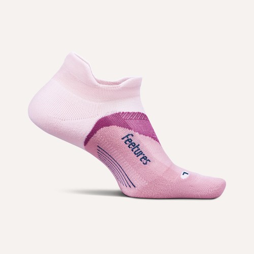 Feetures   Elite Light Cushion Tab No Show Pink Salt M