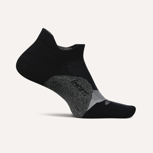 Feetures Elite Light Cushion No Show Tab Black גרבי ריצה