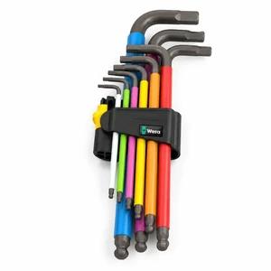 סט מפתחות אלן אינצ׳יים צבעוניים 9 חלקים WERA 950/9 Hex-Plus Imperial 2, מק״ט 05022640001