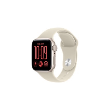 שעון Apple Watch SE 3 GPS 40mm Starlight Aluminium Case with Sand Sport Band - M/L
