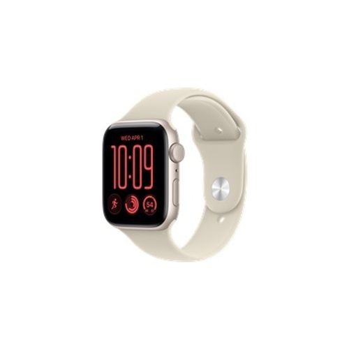 שעון Apple Watch SE 3 GPS 44mm Starlight Aluminium Case with Sand Sport Band - M/L