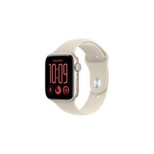 שעון Apple Watch SE 3 GPS 44mm Starlight Aluminium Case with Sand Sport Band - M/L